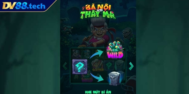 Bà Nội Vs Zombie DV88 – Tựa Game Slot Độc Đáo Thưởng Lớn 1 Điểm hấp dẫn trong siêu phẩm bà nội vs zombie DV88