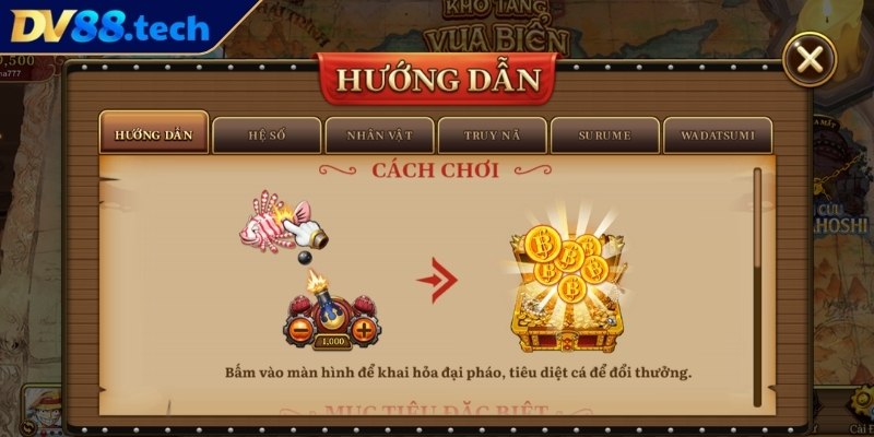 Đại Hải Trình DV88 – Vượt Sóng Lớn Vươn Tới Kho Báu Bí Ẩn 3 Mục tiêu bắn gục quái vật Surume